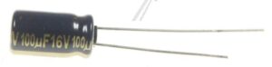 100UF-16V EEUFC1C101 ELKO RADIAL PAN 105° 6,3X11,2MM -ROHS-