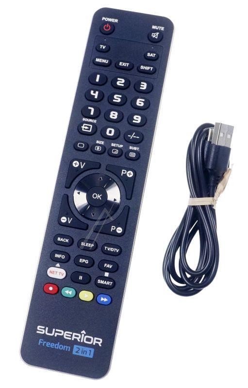 FREEDOM SUPTUB002 FERNBEDIENUNG USB-C PROGRAMMIERBAR 2-IN-1 SCHWARZ