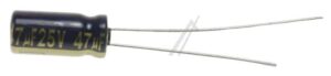 47UF-25V EEUFC1E470 RADIJALNI ELEKTROLITSKI KONDENZATOR (ELKO) PAN 105° 5 × 11 MM – ROHS