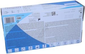 604219 EINWEGHANDSCHUHE LATEX 50PLUS,  PUDERFREI,  GR. 9/ L,  NATUR,  100 STÜCK