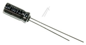 3,3UF-100V ECA2AHG3R3 ELKO RADIAL PAN 105° 5X11MM
