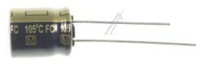 100UF-63V EEUFC1J101 KONDENZATOR RADIJALNI ELEKTROLITSKI USPRAVNI PAN,  105°,  10× 12,5MM,  ROHS