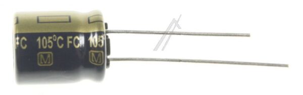 100UF-63V EEUFC1J101 KONDENZATOR RADIJALNI ELEKTROLITSKI USPRAVNI PAN,  105°,  10× 12,5MM,  ROHS