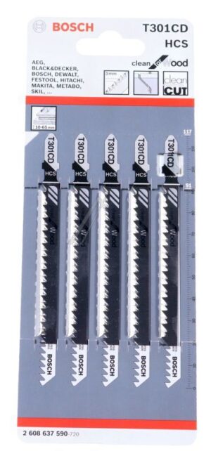 2608637590 5 STICHSÄGEBLÄTTER T 301 CD