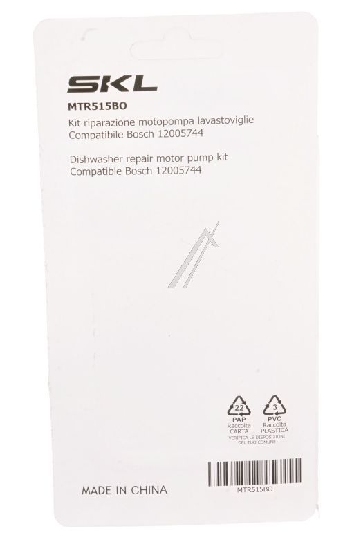 KOMPLET ZA POPRAVKU ZAPTIVKE PUMPE S.M. ZAMENA ZA BSH 12005744