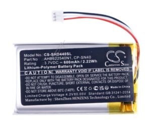 3,7V-600MAH LI-POLIMER BATERIJA ZA SLUŠALICE – ALTERNATIVA ZA SENNHEISER