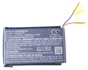 3,7V-1000MAH LI-POLYMER KOPFHÖRER AKKU ALTERNATIV FÜR SONY