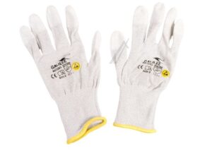 GALILEE 3203-GR8 ESD-HANDSCHUHE GRÖSSE 8/ M MIT PU-FINGERSPITZEN