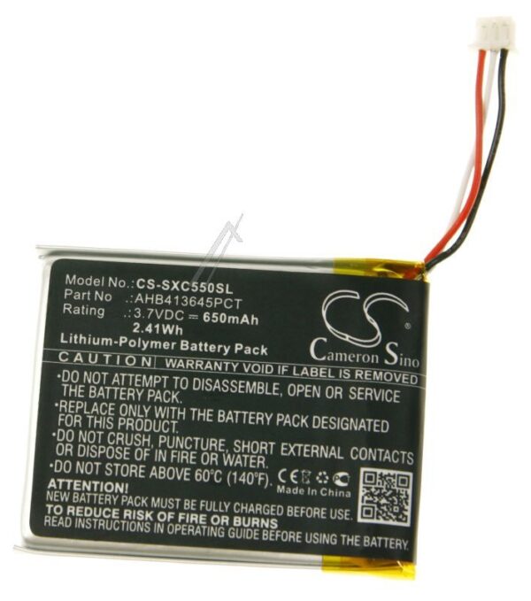 3,7V-650MAH LI-POLY AKKU ALTERNATIV FÜR SENNHEISER