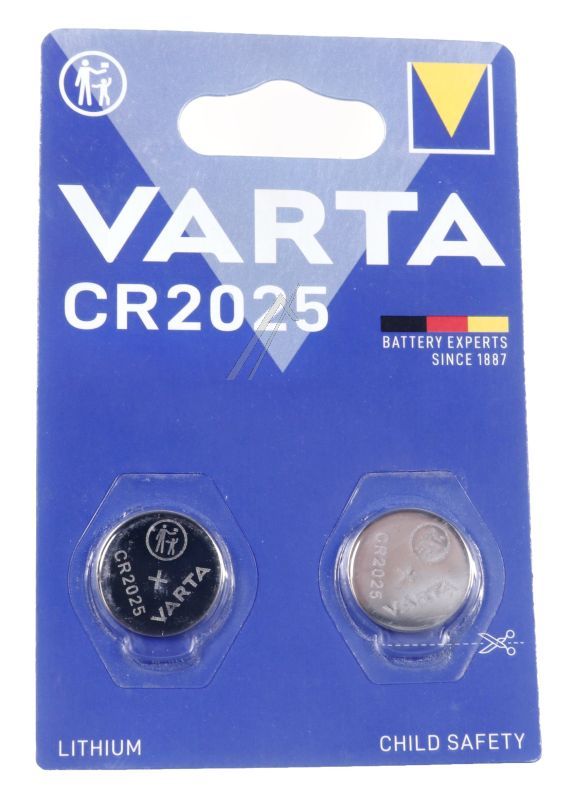 CR2025 6025101402 3,0V LITHIUM BATERIJA VARTA DUGMASTA BATERIJA,  PAKOVANJE OD 2 KOMADA