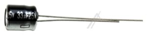 33UF-25V EEAGA1E330 EL KO RADIAL PAN 105° 6,3X7MM