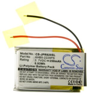 3,7V-250MAH LI-POLYMER KOPFHÖRERAKKU ALTERNATIV FÜR JABRA