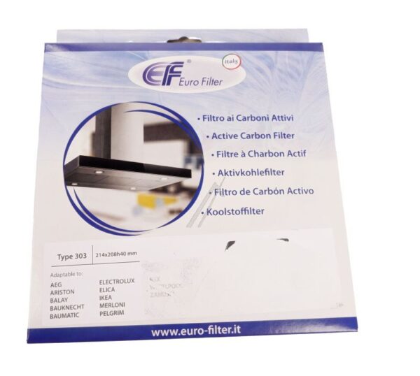 FKS189 FILTER ASPIRATOR TYP303, 214 X 208 X 40 MM
