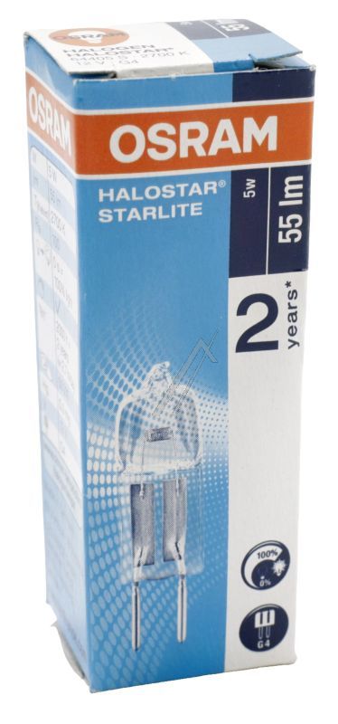 G4 64405S NIEDERVOLT-HALOGENLAMPE OHNE REFLEKTOR,  G4, 5W,  12V