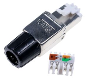TI17Q WERKZEUGFREIER FELDKONFEKTIONIERBARER STECKER CAT6A
