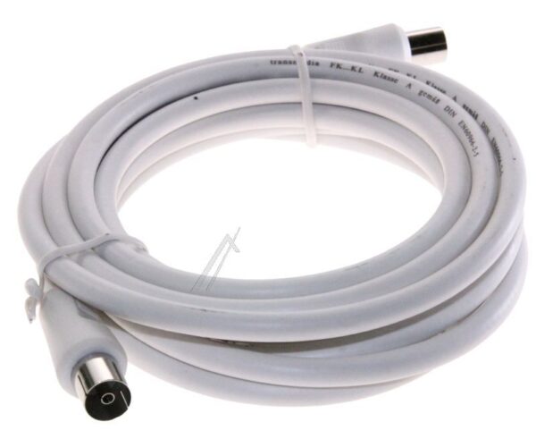 KOAX-ANSCHLUSSKABEL KOAX-STECKER & KOAX-BUCHSE 2,5M CLASS:A