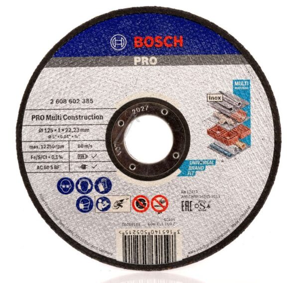 2.608.602.385 TRENNSCHEIBE GERADE RAPIDO MULTI CONSTRUCTION