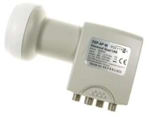OSP-AP 40 9245314 UNIVERSAL-QUAD-LNB FÜR DEN ANSCHLUSS VON VIER EMPFANGSGERÄTEN