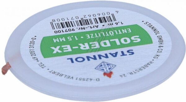 1,5MM-1,6M 907100 51666 1,5MM 1,6M ŽICA ZA OTKLANJANJE TINOLA STANNOL,  U SKLADU SA ROHS STANDARDOM