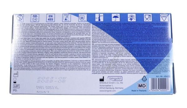 604220 EINWEGHANDSCHUHE LATEX 50PLUS,  PUDERFREI,  GR. 10/ XL,  NATUR,  100 ST