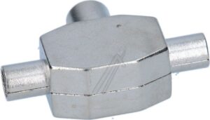 KOAX-DOPPELSTECKER ST/ ST/ KUPFER METALL 5-900MHZ