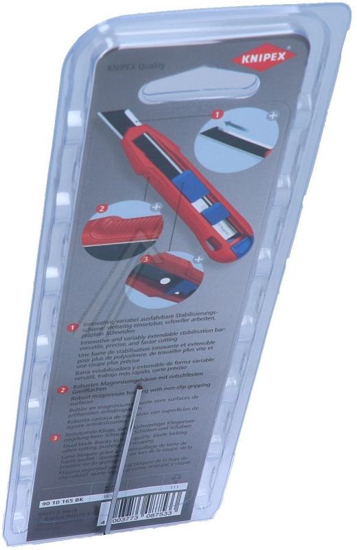 CUTIX® 90 10 165 BK UNIVERZALNI NOŽ / SKALPEL/  165MM SA STABILIZACIOJOM SEČIVA PRODUŽENOM