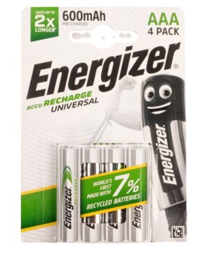LR03 E301375707 UNIVERSAL,  AKKU,  NIMH,  MIKRO (AAA),  600MAH,  4 STÜCK