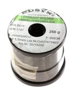 SN60PB38CU2 SU 15250 LÖTDRAHT 1,5MM 250G