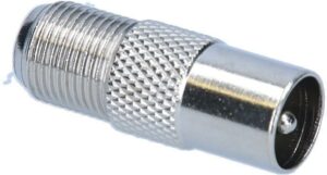 OVZ 070 22505035 ADAPTER F-KUPPLUNG - IEC-STECKER,  GERADE