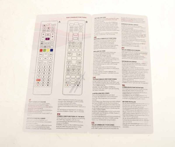 SMART SUPTRB018 UNIVERSALFERNBEDIENUNG FÜR TELEFUNKEN-TVS UND ALLE VESTEL-MARKEN