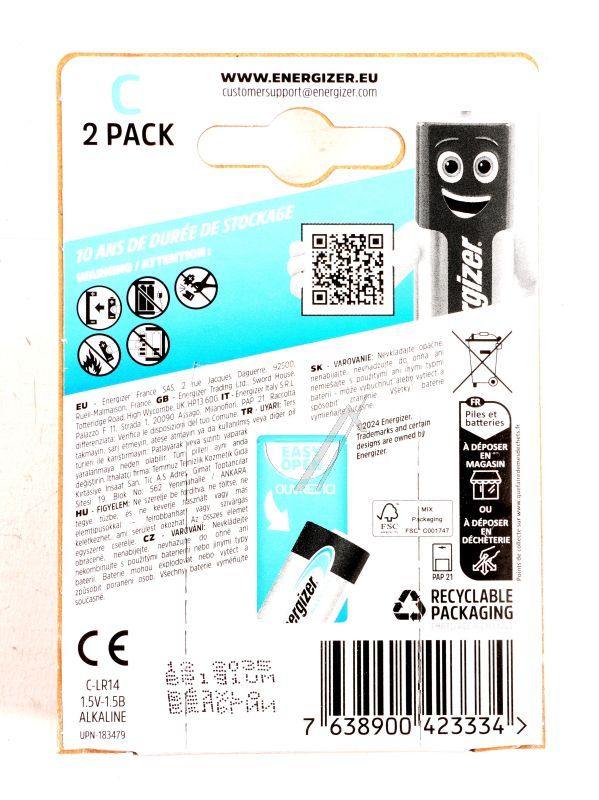 LR14 E302306504 MAX PLUS BATTERIE BABY (C) 2 STÜCK