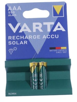 HR3 56733101402 1,2V 550MAH SOLAR AKKU VARTA AAA 2ER BLISTER
