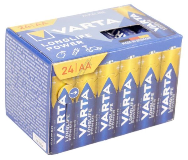 LR6 4906121134 VARTA LONGLIFE POWER AA MIGNON CUBE,  24ER PACK