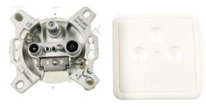 GAD269 LTE 306269 3-LOCH WANDSTECKDOSE FÜR SAT/ TV/ R