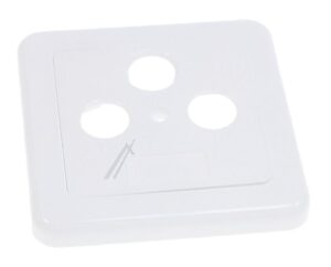 GDZ 300 22520067 ABDECKPLATTE 3-LOCH 2-TEILIG REINWEISS 75X75