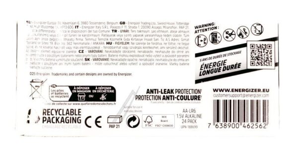 LR06 E304400700 ALKALNE BATERIJE,  24 KOMADA EVERYDAY AA (MIGNON)