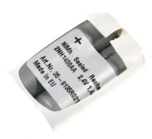 2,4V-1200MAH 2-HHR-120AA NIMH-AKKU 2NH1200 4/ 5AA RSL,  L:B:H: 29*15*43MM