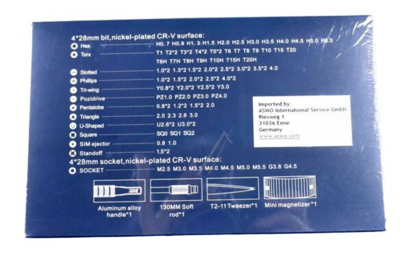 JM-8177 SET ODVIJAČA COMPACT PRO,  106 KOMADA