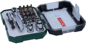 2607017322 BOSCH 26-DELNI SET BITOVA I ČEGRTALJKI