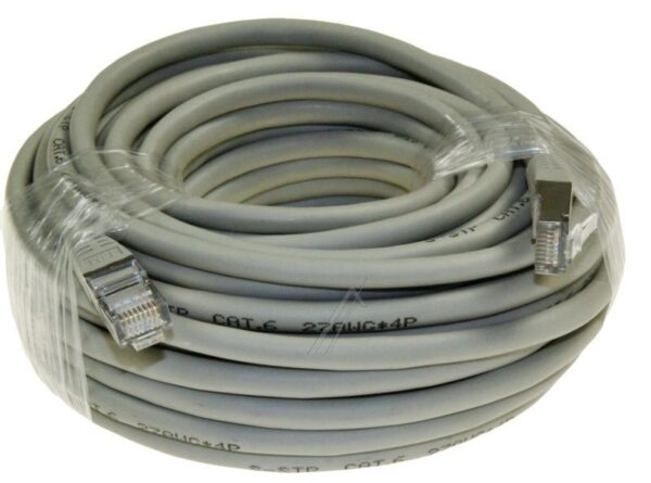 PATCHKABEL CAT6 RJ45 S/ FTP (PIMF) GRAU 15M LSOH