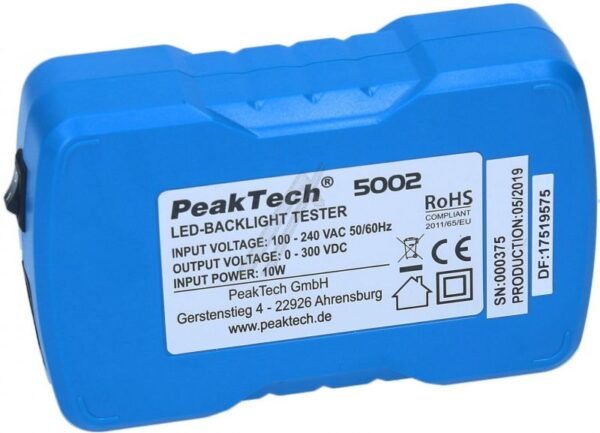 5002 P 5002 LED-TESTER/ ISPITIVA OSVETLJENJA ~ 0 300V DC