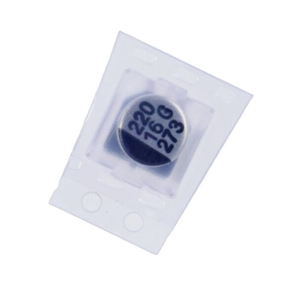 220UF-16V EDK227M016A9HAA SMD-ELKO 85° 6,3X7,7MM -ROHS-KONFORM-