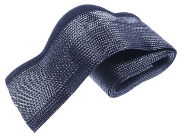 FLEXIBLER KABELKANAL MIT KLETTVERSCHLUSS,  2M,  MAX.51MM,  SCHWARZ