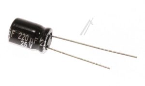 220UF-25V ECA1EHG221 ELKO RADIAL PAN 105° 8,0X11,5MM -ROHS-KONFORM-