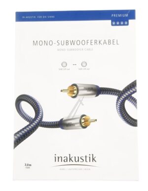 PREMIUM-II 00408031 AUDIO MONO SUB CINCHSTECKER/ 2 CINCHSTECKER 3,0M