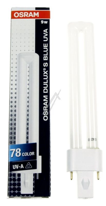 DUL S BLUE UVA 9W/ 78 G23 FS1 KOMPAKTLEUCHTSTOFFLAMPE G23 9W