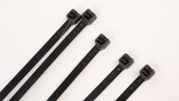 T701216 KABELBINDER WIEDERLÖSBAR 200X4,7MM SCHWARZ 100 STÜCK