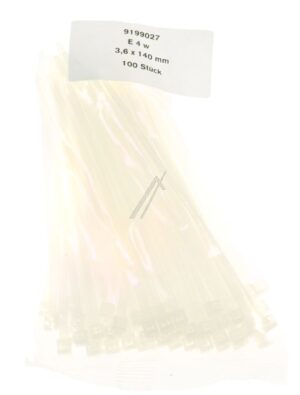 E 4 W KABELBINDER WEISS 140X3,6MM 100ST