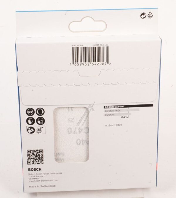 2608900890 SCHLEIFBLATT C470,115X107MM, K40,10X EXPERT