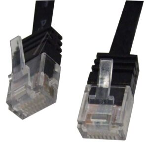 PATCHKABEL CAT6, RJ45, U/ UTP,  SCHWARZ,  5M,  SLIM